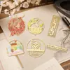 Separador de Libros de Metal con Estilo Clásico Chino, Regalo Cultural y Creativo Vintage, Diseño Hueco Grabado Personalizable, Regalo Cultural y Creativo Vintage