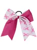 Cinta Rosa de Nuevo Estilo Transfronteriza Día de Concientización sobre el Cáncer de Mama Lazo para el Cabello Elástico Alto Versátil Accesorio para el Cabello Fabricante Mayorista