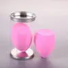 Esponja de Belleza con Cubo Portátil, Doble Uso para Aplicación Seca y Húmeda, Suave y Amigable con la Piel, No Absorbe Polvo, Set de Esponjas para Maquillaje