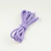 Corda de ajuste trançada colorida de 6mm para capuz calça esportiva cintura corda cabeça de calça masculina feminina capuz cordão de chapéu corda de puxar cordão