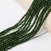 Cuentas redondas de cristal natural semiacabadas de ágata, multi-cuentas DIY sueltas para collar y pulsera, cuentas espaciadoras de 4 mm al por mayor