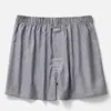 Fábrica de Origen Nantong Calzoncillos de Algodón Puro para Hombre Corte Holgado Ropa de Dormir para Casa Tallas Grandes Boxer Briefs Suministro Directo en Stock