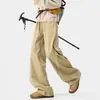 Pantalones deportivos casuales plisados para exteriores, tejido softshell suave de 180 g, nuevo modelo otoño/invierno 2026, pantalones casuales de talla grande para hombre