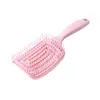 Pente para Massagem de Meridianos do Couro Cabeludo, Escova Modeladora de Cabelo para Volume Alto na Coroa, Mini Escova de Cabelo Portátil Personalizada