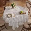 Toalha de Mesa Redonda, À Prova de Óleo, Impermeável, Sem Lavagem, Anti-Escaldamento, Toalha de Mesa Redonda Grande 180*180, Tapete Quadrado de PVC para Mesa de Jantar Doméstica