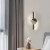 Lámpara de Arte Creativa de Lujo Accesible Casual Lámpara de Pared Cálida Romántica para Dormitorio Hotel Mesita de Noche Lámpara de Pasillo Nueva Lámpara de Pared LED