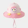 Sombreros para Niños, Sombreros de Sol, Sombreros de Cubo de Pingüino de Dibujos Animados, Sombreros de Pescador Finos de Primavera y Verano, Protección Solar para Niños y Niñas, Ala Ancha, Protección UV