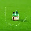 Terrario de musgo, piezas decorativas pequeñas, estilo Zakka Mediterráneo, casa de hongo, castillo, adornos decorativos para paisajismo