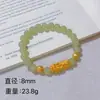 Sha Jin dominante piedra ojo de tigre fortuna valiente pulsera tienda de oro con cuentas de transferencia pulsera valiente venta al por mayor en vivo