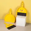 Mini Conjunto de Vassoura e Pá para Limpeza de Mesa, Adequado para Crianças, Uso Doméstico, Mini Pá de Lixo para Mesa, Quarto, Escritório