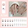 Outono e Inverno Patch de Unha Flor Tulipa de Aparência Sofisticada Manicure Curta Vestível Adesivo Popular Decalque Unhas Postiças