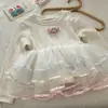 Camiseta de Manga Larga para Niña, Nuevo Estilo de Primavera, Elegante Camiseta Base para Niños, Ropa para Niños, Top de Princesa, Ropa para Bebé de Primavera y Otoño