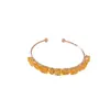 Pulsera Abierta Irregular de Zirconia Ovalada Cuadrada Pulsera de Lujo Ligero de Gama Alta Exquisita Moda Versátil para Mujer