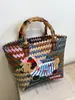 Bolso Nuevo Tejido a Mano de Dachshund Bolso de Mano para Mujer Bolso Tote para Viajes Cesta de Regalo