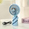 Ventilador de Mão Mini Carregável Desenho Animado com Alça Twill Vento de Segunda Marcha Ventilador de Bolso Portátil ao Ar Livre para Estudantes