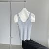 Taochuan 2025 Otoño Nuevo Estilo Coreano Versátil Cuello en U Grande de Punto Tirantes Mujer Lana Aspecto Adelgazante Ropa Interior Yl620
