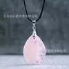 Temu Venta Caliente Piedra Natural 25*46 Forma de Gota Colgante de Collar Accesorios DIY Colgante de Pendiente de Cristal Natural Venta al Por Mayor