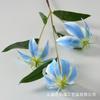 Simulación de flores, 3 lirios de llama, diseño de escena de boda, decoración del hogar, accesorios de fotografía de flores artificiales, fábrica al por mayor