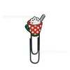 Clips para Papel de Goma Suave de PVC de Dibujos Animados Navideños, Marcadores Creativos Festivos, Separadores de Páginas para Cuadernos, Regalos y Recuerdos Navideños
