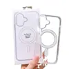 Adequado para Capa de Celular Magnética Apple Iphone16Pro 16 Capa Protetora de Casca Dura de Acrílico Transparente Atacado 17Pro