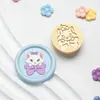 Serie de Dibujos Animados Sello de Cera Sello de Cabeza Oso Pequeño Gato Mary Decoración de Sobre Sello Regalo Invitación Sello de Cabeza de Latón