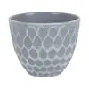 Maceta de florero de planta artificial transfronteriza, boca redonda, forma de diamante, hecha de material de melamina engrosada, maceta de plástico redonda para jardinería