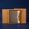 Conjunto de cadernos com logotipo impresso personalizado A5 para escritório conjunto de cadernos para reuniões de escritório empresarial personalizado