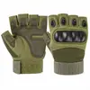 Nuevos guantes tácticos de medio dedo de ultra fibra transfronterizos para deportes al aire libre, antideslizantes, resistentes al desgaste, guantes protectores, guantes de ciclismo al por mayor