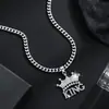 Accesorios de Hip-Hop Europeos y Americanos Colgante de Letra de Dinero Aleación Completo de Diamantes Collar Cubano Exportación Transfronteriza Venta Caliente Fábrica