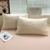 Juego de Cama de Cuatro Piezas para Madre y Bebé Grado A Todo Algodón Algodón Puro Más Vendido Sábana Jacquard para Dormir Desnudo Funda Nórdica Juego de Tres 3/4 Piezas para Dormitorio
