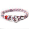 Nueva Pulsera Paracord de 550 Libras Tejida a Mano para Pareja Europea y Americana para Hombre y Mujer Retro Ancla Pulsera Trenzada