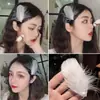 Grampo de Cabelo com Pena Estilo Sen Fada Super Fada Presilha Lateral Menina Estilo Japonês Fofo Antigo Estilo Han Acessórios de Cabelo