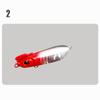 Cebo Artificial Medio Palo Señuelo de Hundimiento Lento Crankbait de Recuperación Lenta para Lucio, Lucioperca y Black Bass Señuelo Minnow Multisección