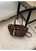 Bolso de Leopardo Súper Caliente de Nicho para Mujer 2026 Nuevo Moda Versátil Bolso Cruzado Gamuza Viaje Pequeño Bolso de Mano
