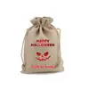 Bolsas de arpillera para Halloween al por mayor, Bolsas de calabaza y fantasma de HALLOWEEN, Bolsas de dulces para fiestas navideñas, Bolsas de regalo