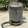 Estufa Comercial Espesada para Levantar Carbón Estufa de Almacenamiento de Carbón Restaurante de Barbacoa Restaurante de Hot Pot Estufa Dedicada para Encender Carbón Estufa de Carbón Crudo Estufa para Encender y Almacenar Carbón