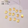 Accesorios de Parche Dorado Chapado en Plata s925 Pulsera de la Suerte Bergamota Accesorios de Pulsera Collar Productos Semiacabados diy