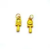 Prata 925 Banhada a Ouro Gato Desenho Animado Baguete Contas de Transferência Fofo Miau Pulseira Baguete Contas Passepartout Acessórios DIY