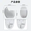 Nuevo Inodoro de Baño Chaozhou con Forma de Huevo, Inodoro Doméstico para Apartamentos Pequeños, Inodoro con Descarga Tipo Sifón de Vórtice