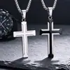 Collar de Acero Inoxidable con Colgante de Patchwork y Bloques de Color de Estilo Nuevo Transfronterizo Europeo y Americano para Hombres y Mujeres, Joyería de Collar de Moda Personalizada