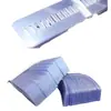 Fabricantes de Wenzhou oferecem inserções transparentes de plástico PVC para colarinho de camisa feitas sob medida, acabamentos de colarinho de camisa de PET e outros acessórios para camisa.