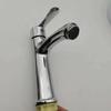 Ventas Directas de Fábrica grifo de lavabo de aleación de escritorio de un solo agujero grifo de lavabo solo frío baño cocina y baño