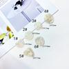 Acetato acrílico mágico variedad geométrica de aretes en forma de corazón de triángulo tocado accesorios de joyería DIY al por mayor