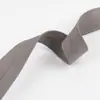 Venda Direta de Fábrica de Fita Elástica Preta de Poliéster, Tiras Elásticas Dobradas para Bolsas, Mochilas Escolares, Bagagens e Tiras de Borda Atacado