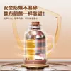 Chaleira Térmica para Água Ip Co-Branded Urso Marrom Nova Chaleira Térmica para Água com Revestimento de Vidro Bonita para Casa de Meninas Grande Capacidade