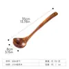 Espátula de Madera de Acacia con Mango Largo Más Vendida de Amazon, Cucharón de Madera, Juego de Cocina, Espátula para Freír de Teca, Tenedor para Ensalada, Transfronterizo
