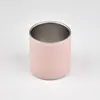 Vaso recto de acero inoxidable transfronterizo para niños, vaso de aprendizaje de acero inoxidable 304 anticaídas, vaso de entrenamiento de silicona de grado alimenticio
