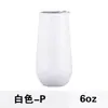 Copo Térmico de Aço Inoxidável 304 Transfronteiriço 6oz com Tampa de Pressão, Taça de Champanhe à Prova de Vazamentos, Copo de Viagem Selado Portátil, Copo de Bolso