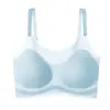 Ropa interior de malla ultradelgada, fresca y transpirable de seda de hielo con soporte suave, reducción lateral de senos, absorción de humedad y efecto refrescante para niñas 6640