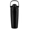 Taza de fruta portátil de 30 oz transfronteriza para exteriores, taza deportiva portátil con tapa abatible, taza doble para beber, taza aislada de acero inoxidable de gran capacidad